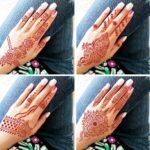 14 Sheets Henna Hands Tattoo Stencil Kit,Temporary Tattoos Stencil Stickers for Women and Girls Indian Arabian Realistic Tattoo Templates - Image 2