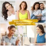 24K Gold Under Eye Patches - 60 Pack for Puffy Eyes, Dark Circles, Bags & Wrinkles with Collagen & Hyaluronic Acid - Eye Care Pads for Daily Skincare (Gold) - Image 4