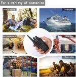 pxton Walkie Talkies Long Range for Adults with Earpieces,16 Channel Walky Talky Rechargeable Handheld Two Way Radios with Flashlight Li-ion Battery and Charger（4 Pack） - Image 3