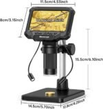 4.3" Coin Microscope 1000X for Error Coins, Digital LCD Magnifier with Anti-Glare Side Lights, 1080P USB PC View (Win/Mac), Rechargeable Scope for Numismatic Grading & Mint Marks - Image 6