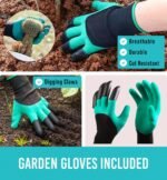 GROWIT Heavy Duty Gardening Tools - 23-Piece Gardening Gifts for Women, Men, Mom, Dad - Durable, Ergonomic Garden Tools Set - Image 4