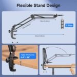 5" LCD Digital Microscope, 1000X Magnification Soldering Microscope for Electronics Repair, 1080P Video Camera with 8 Adjustable LED Lights, Type-C PC View, Flexible Stand - Image 5