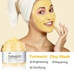 ANAI RUI 3 Pcs Face Mask Set - Turmeric Clay Mask - Green Tea Face Mask - Dead Sea Mud Mask for Oily Skin, Blackheads & Pores -Spa Gift Set Self Care for Women Teens(2.5 oz Each - Image 3