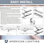 American Lighting LED Courant Plus Undercabinet Light 18 Inch 5CCT 90+ CRI 1000 Lumens with USB-A USB-C and 20A Receptacles White Finish – Title 24 Compliant (2 Pack) - Image 3
