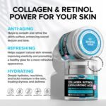 Anti-Aging Face Moisturizer with Retinol, Collagen & Hyaluronic Acid - Made in USA - Moisturizer Face Cream for Women & Men - Firming & Hydrating Neck Cream - Day & Night Skin Care - 1.7 fl oz - Image 3