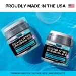 Anti-Aging Face Moisturizer with Retinol, Collagen & Hyaluronic Acid - Made in USA - Moisturizer Face Cream for Women & Men - Firming & Hydrating Neck Cream - Day & Night Skin Care - 1.7 fl oz - Image 4