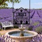 Personalized Greenhouse Garden Sign, Custom Metal Garden Name Plaque with Rustic Finish, Outdoor Yard Art for Plant Lovers, Unique Mothers Day & Gardener Gift for Patio Decor - Image 3