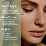 Collagen Peptide Serum for Face, Daily Firming, Lifting and Wrinkle Reducing Facial Serum with Marine Derived Collagen and Hyaluronic Acid 1 oz - Image 4