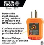 Klein Tools NCVT5KIT Electrical Test Kit, Dual-Range Non-Contact Voltage Tester with Laser Pointer and GFCI Receptacle Tester - Image 3