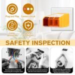 Outlet Tester for Standard North American AC – Socket Tester for GFCI, Open Ground, Open Neutral, Open Hot, Hot/Ground Reverse, Hot/Neutral Reverse, and Correct Wiring Testing - Image 5