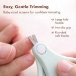 Baby Nail Kit, 4-in-1 Baby Nail Care Set with Cute Case, Baby Nail Clippers, Scissors, Nail File & Tweezers, Baby Manicure Kit and Pedicure kit for Newborn, Infant, Toddler, Kids-Owl Green - Image 3