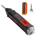AstroAI VTS1000H Voltage Tester with Screwdriver, Non-Contact Electrical Tester, Dual Range AC 12V/70V-1000V, Live Wire Test, Wire Breakpoint Finder, Audible Alarm, LCD Percentage Display, Orange