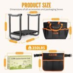 Garden Kneeler and Seat, Wider and Thicker Kneeling Pad Heavy Duty Gardening Stool with Gardening Tool Pouch and Bag, Garden Bench/Chair Gifts for Women, Seniors - Image 3
