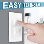 Outlet Covers Babepai 38-Pack White Child Proof Electrical Protector Safety Improved Baby Safety Plug Covers - Image 4