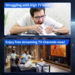 2025 TV Antenna for Local Channels Outdoor 999+ Miles Long Range Indoor/Outdoor tv Antenna for Smart 16.5ft Cable HD Antenna Supports 4K 8K1080p - Image 4