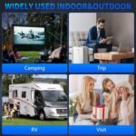 2025 TV Antenna for Local Channels Outdoor 999+ Miles Long Range Indoor/Outdoor tv Antenna for Smart 16.5ft Cable HD Antenna Supports 4K 8K1080p - Image 5