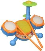 VTech KidiBeats Kids Drum Set, Orange - Image 3