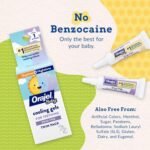 Orajel Baby Daytime & Nighttime Cooling Gels for Teething, Drug - Free, #1 Pediatrician Recommended Brand for Teething*, Two 0.18oz Tubes - Image 3