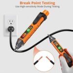 Proster Non Contact Voltage Tester Pen - Adjustable Sensitivity AC Voltage Detector, Electric Volt Pen Tester Pen 12-1000V/48-1000V, Contactless Voltage Detector - Image 4