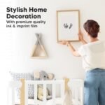 4-Pack Inkless Baby Hand and Footprint Kit - Mess Free Ink Pad for Newborn Keepsake, Dog Nose & Paw Print Kit, Clean Touch Ink Pad for Baby Hand & Footprints, Ideal New Mom Gifts (Jet Black) - Image 6