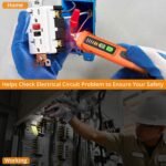 Neoteck Non-Contact AC Voltage Tester Pen, AC 12-1000V, LED Flashlight, Buzzer Alarm for Live/Null Wire Judgment - Image 5