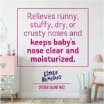Little Remedies Sterile Baby Saline Nasal Mist, Safe for Newborns to Relieve Stuffy and Dry Noses, 3 Fl Oz - Image 4