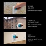 allsun GFCI Electrical Outlet Receptacle Tester,Circuit Tester,GFCI Detect Faulty Wiring Status Socket Checker,Standard 95-125 VAC, 3-Wire Light Improper Wiring Indicator(EM9805) - Image 4