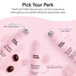 grace & stella Under Eye Brightener with Rose Quartz Rollerball - Hyaluronic Acid, Centella Asiatica & Caffeine Under Eye Serum for Dark Circles & Puffiness - Gifts for Women, Vegan (15ml / 0.51floz) - Image 5