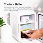 grace & stella Under Eye Brightener with Rose Quartz Rollerball - Hyaluronic Acid, Centella Asiatica & Caffeine Under Eye Serum for Dark Circles & Puffiness - Gifts for Women, Vegan (15ml / 0.51floz) - Image 6