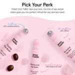 grace & stella Under Eye Brightener with Rose Quartz Rollerball - Hyaluronic Acid, Centella Asiatica & Caffeine Under Eye Serum for Dark Circles & Puffiness - Gifts for Women, Vegan (15ml / 0.51floz) - Image 7