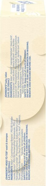 Johnson's Baby Care Essentials Gift Set, Body Lotion, & Zinc Oxide Diaper Rash Paste for Baby's Delicate Skin, Value Pack, Travel-Size, Bath Essentials Must Haves, Baby Gifts, 3 Items - Image 3
