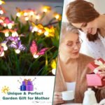 TONULAX Solar Garden Lights - Swaying Butterfly Light, Swaying in The Wind, Solar Outdoor Lights, Yard Patio Pathway Decoration, High Flexibility Iron Wire & Realistic Butterflies (2 Pack) - Image 4