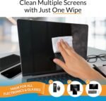 Screen Cleaner Wipes by iCloth – Individually Wrapped – Travel Size – Streak-Free (24 Large Wipes) - Image 4