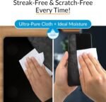 Screen Cleaner Wipes by iCloth – Individually Wrapped – Travel Size – Streak-Free (24 Large Wipes) - Image 5