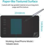 HUION Inspiroy H640P Drawing Tablet, 6x4 inch Digital Art with Battery-Free Stylus, 8192 Pen Pressure, 6 Hot Keys, Graphics Tablet for Drawing, Writing, Design, Teaching, Work with Mac, PC & Mobile - Image 3