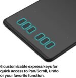 HUION Inspiroy H640P Drawing Tablet, 6x4 inch Digital Art with Battery-Free Stylus, 8192 Pen Pressure, 6 Hot Keys, Graphics Tablet for Drawing, Writing, Design, Teaching, Work with Mac, PC & Mobile - Image 5