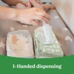 Huggies Natural Care Sensitive Baby Wipes, Unscented, Hypoallergenic, 99% Purified Water, 12 Flip-Top Packs (768 Wipes Total), Packaging May Vary - Image 4