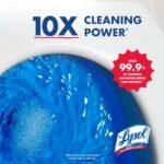 Lysol Toilet Bowl Cleaner, Max Strength Bathroom Cleaning Supplies, Toilet Bowl Cleaner Clinging Gel, Home Essential, Instant Stain Removal, Disinfecting and Deodorizing, Bleach Free, 24 oz (2 ct) - Image 4