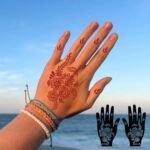 24 Sheets Henna Tattoo Stencils Kit for Hand, Indian Arabian Temporary Tattoo Template Mehndi Stencil Stickers - Image 7