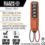 Klein Tools 80097 Beginner Tester Kit, GFCI Outlet and Receptacle Tester, Electronic and Non-Contact Test Pen, 3-Piece - Image 3