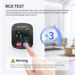 GFCI Outlet Tester with LCD Display, Standard 3-Prong 110V-250V AC Outlet Tester Plug in,Voltage Socket Checker,Electrical Diagnostic Tool for Home Outlets - Image 3