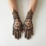 Floral Mehndi Sticker for Hands – Reusable Henna Stencil for Easy Mehndi Design, Festivals & Weddings AP2 - Image 4