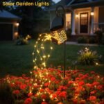 Solar Garden Lights Outdoor Decoration, Metal Solar Watering Can Lights Outdoor Waterproof, Small Patio Light Yard Lawn Pathway Decor, Gardening Gifts for Women Mom Grandma - Image 4