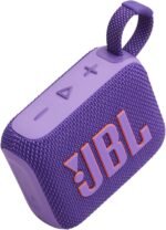 JBL Go 4 - Ultra-Portable, Waterproof and Dustproof Bluetooth Speaker, Big JBL Pro Sound with Punchy bass, 7-Hour Built-in Battery, Made in Part with Recycled Materials (Purple) - Image 4