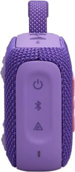 JBL Go 4 - Ultra-Portable, Waterproof and Dustproof Bluetooth Speaker, Big JBL Pro Sound with Punchy bass, 7-Hour Built-in Battery, Made in Part with Recycled Materials (Purple) - Image 5