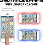 Toy Learning Play Cell Phone with 8 Functions and Dazzling Lights Interactive Toy for Toddler Baby Kids Boys Girls - Image 4