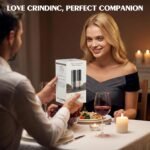 Electric Salt and Pepper Grinder Set Automatic Battery Pepper Mill Shakers Adjustable Coarseness Upgraded Larger Capacity with Led Home and Kitchen Appliances Birthday Gifts for Women Mom - Image 5