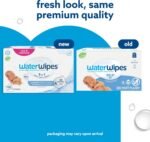 WaterWipes Sensitive+ Newborn & Baby Wipes, 3-In-1 Cleans, Cares, Protects, 99.9% Water, Unscented & Hypoallergenic, 720 Count (12 Packs) - Image 3