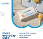 WaterWipes Sensitive+ Newborn & Baby Wipes, 3-In-1 Cleans, Cares, Protects, 99.9% Water, Unscented & Hypoallergenic, 720 Count (12 Packs) - Image 5