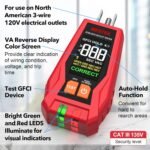 MESTEK Home Inspector Tool Kit with GFCI Outlet Tester, Moisture Meter, Upgraded AC50 Non-Contact Voltage Tester Pen, Electric Tester Kit with Carrying Case, Batteries - Image 3